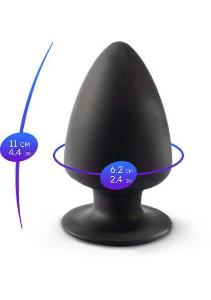 Bestel: Plug Model 1 - Medium - bij Happytoys: de erotische sex webshop | liever Happy dan Easy ⭐⭐⭐⭐⭐ - Default Title - 29747 - BLACK