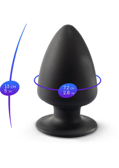 Bestel: Plug Model 2 Medium - bij Happytoys: de erotische sex webshop | liever Happy dan Easy ⭐⭐⭐⭐⭐ - Default Title - 29751 - BLACK