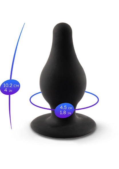 Bestel: Plug Model 2 Large - bij Happytoys: de erotische sex webshop | liever Happy dan Easy ⭐⭐⭐⭐⭐ - Default Title - 29752 - BLACK