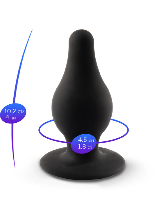 Bestel: Plug Model 2 Large - bij Happytoys: de erotische sex webshop | liever Happy dan Easy ⭐⭐⭐⭐⭐ - Default Title - 29752 - BLACK