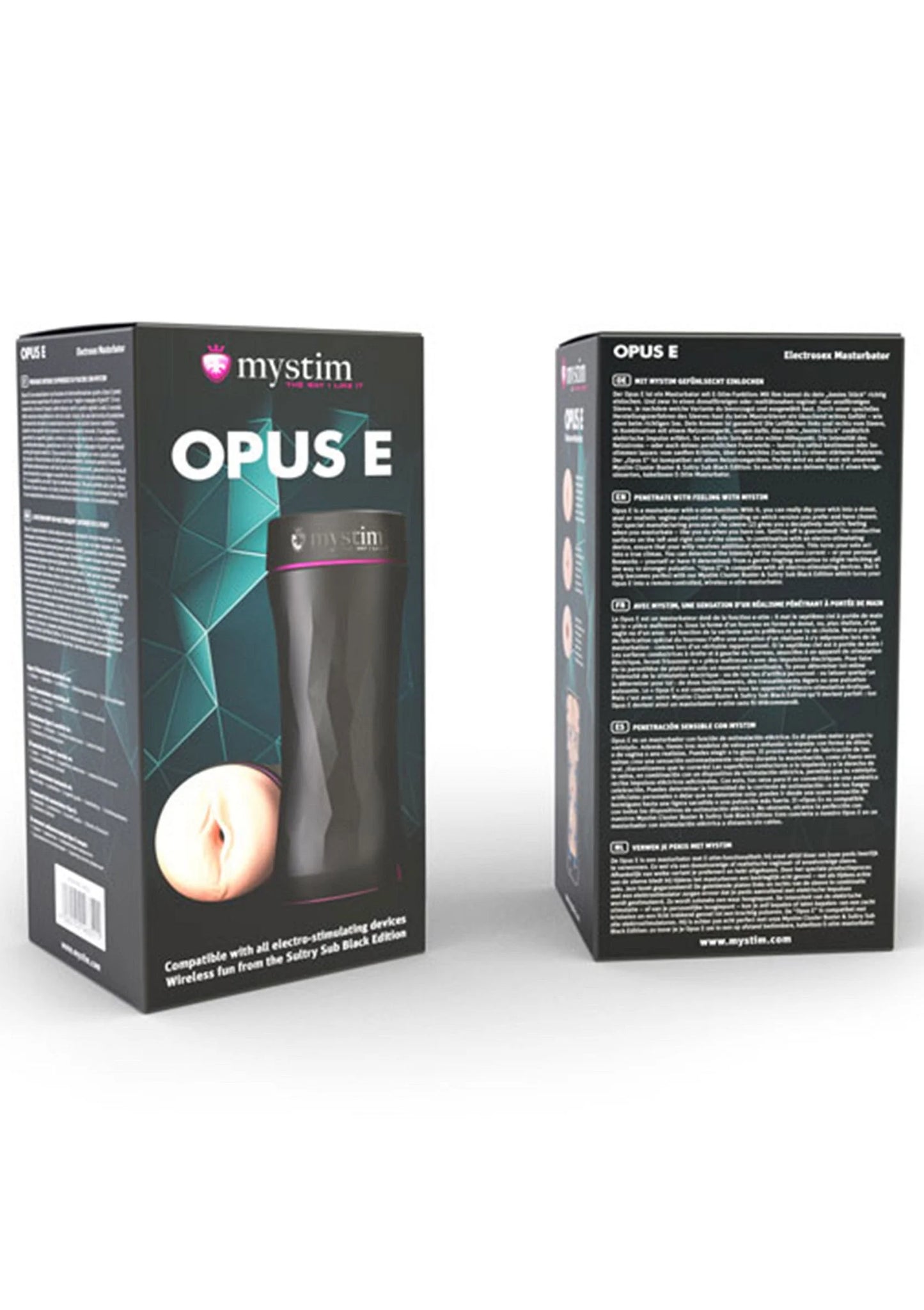 MyStim OPUS E productverpakking met twee dozen