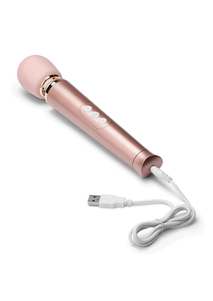 Roségouden Le Wand wandvibrator met USB-kabel