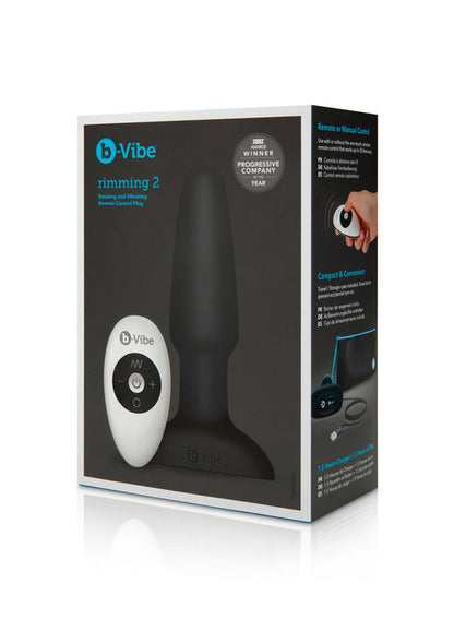 Rimming Plug 2 with remote control by B-Vibe