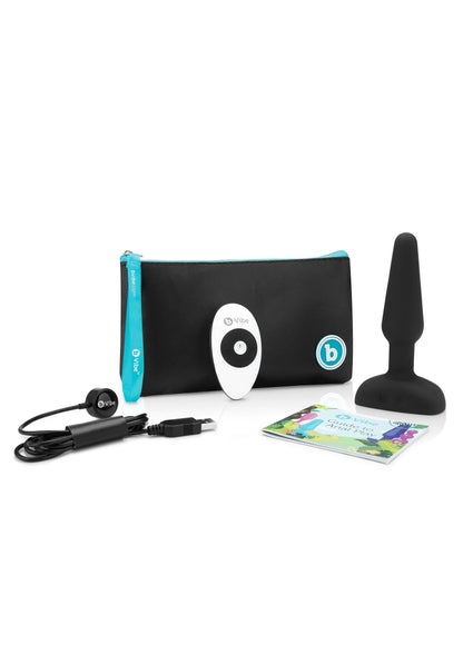 Anaale plug-set met zwarte etui, controller en USB-laadkabel