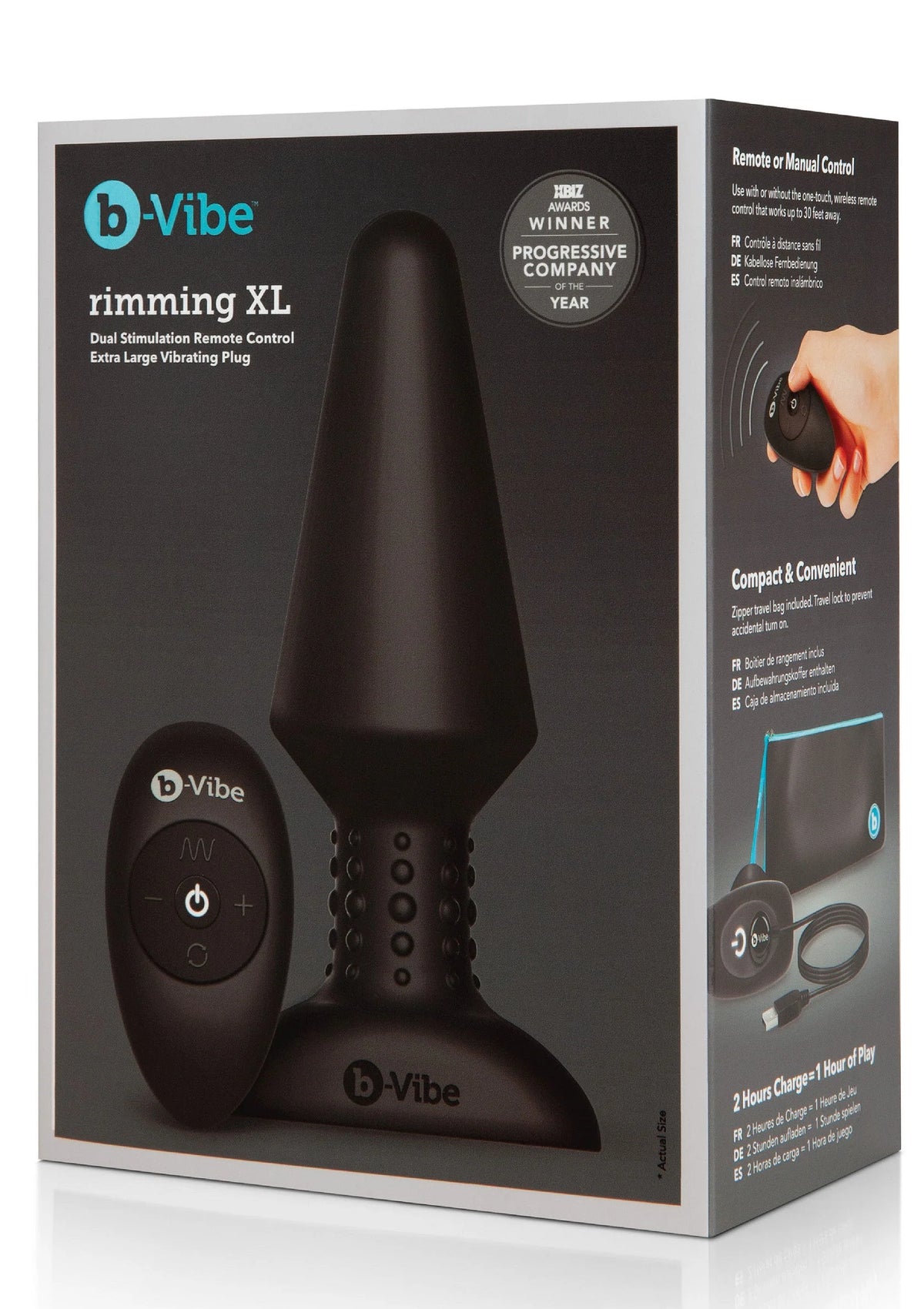 Beste vandaag nog: Rimming Plug XL by B - Vibe - bij Happytoys