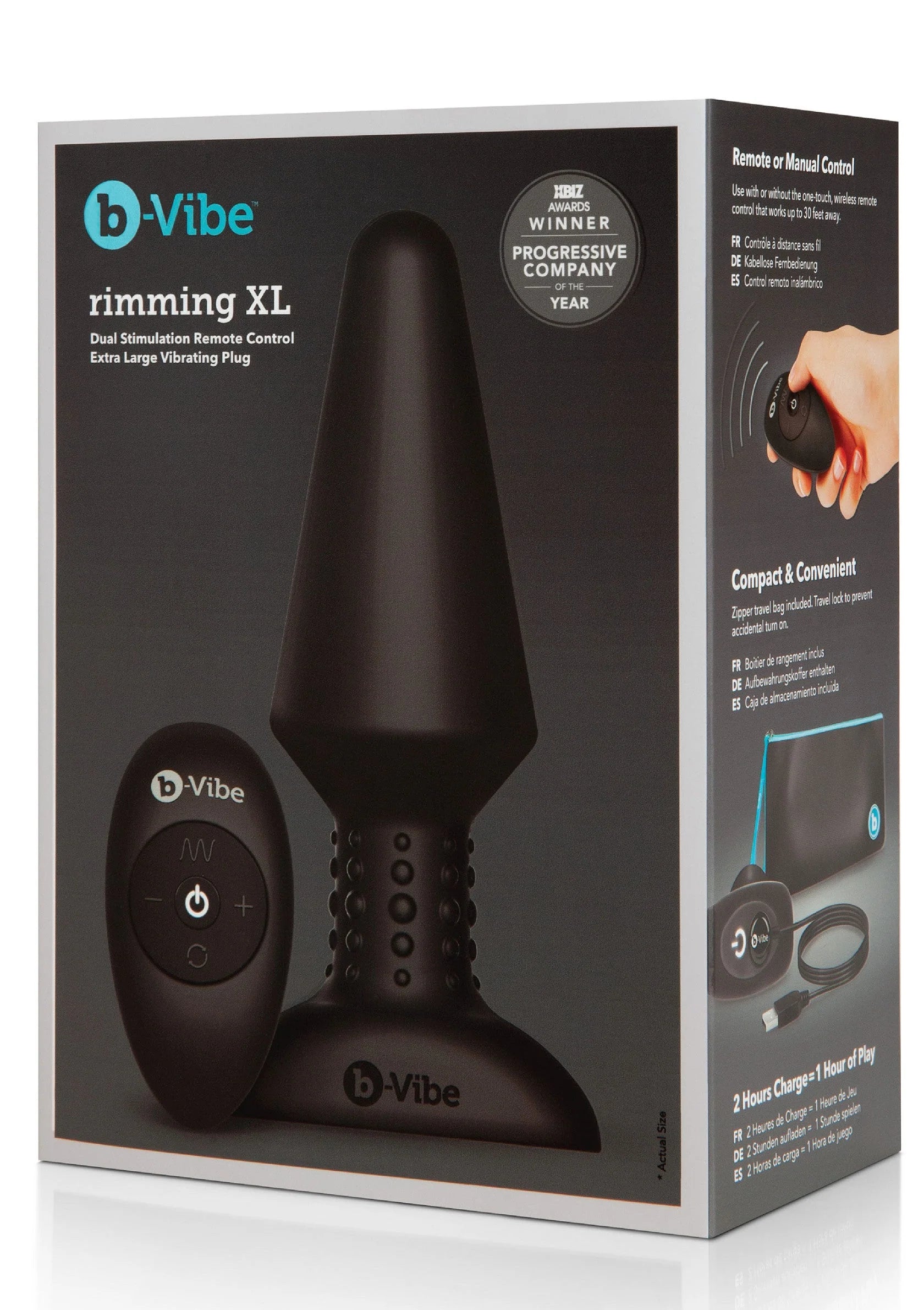 Beste vandaag nog: Rimming Plug XL by B - Vibe - bij Happytoys