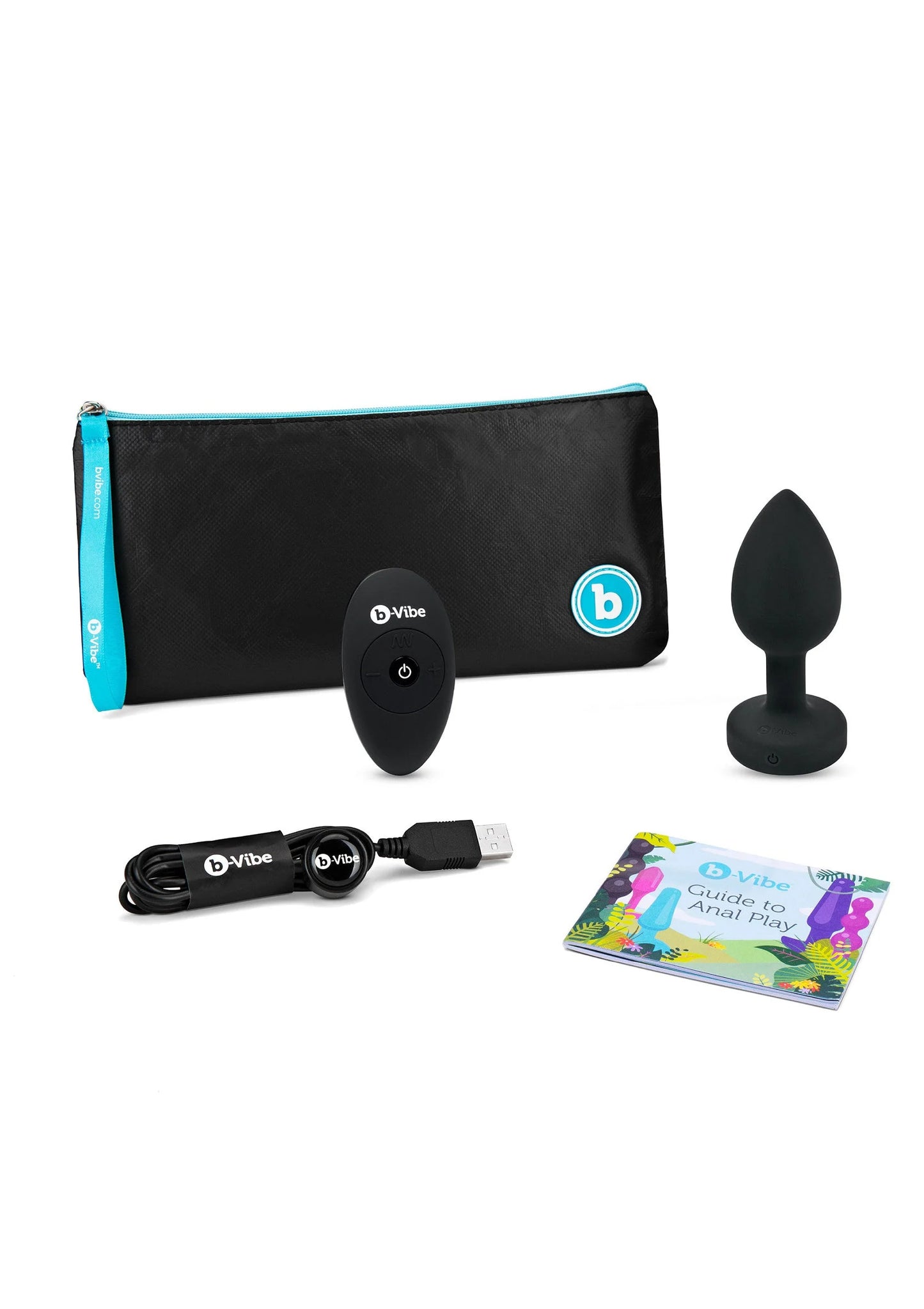 Vibrating Jewel Plug M/L von B-Vibe