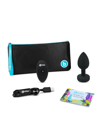 Vibrating Jewel Plug M/L von B-Vibe