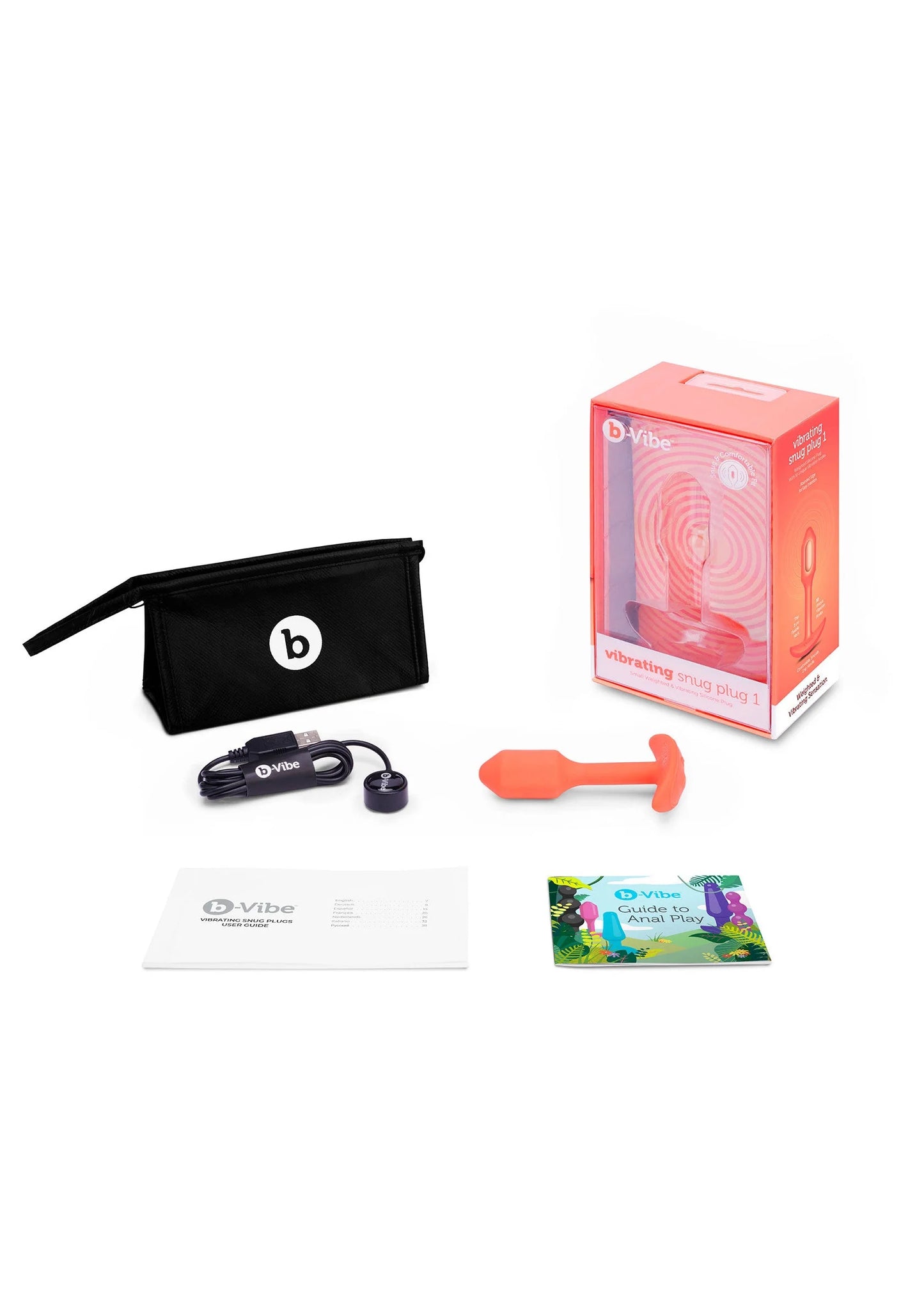 Vibrating Snug Plug S by B-Vibe