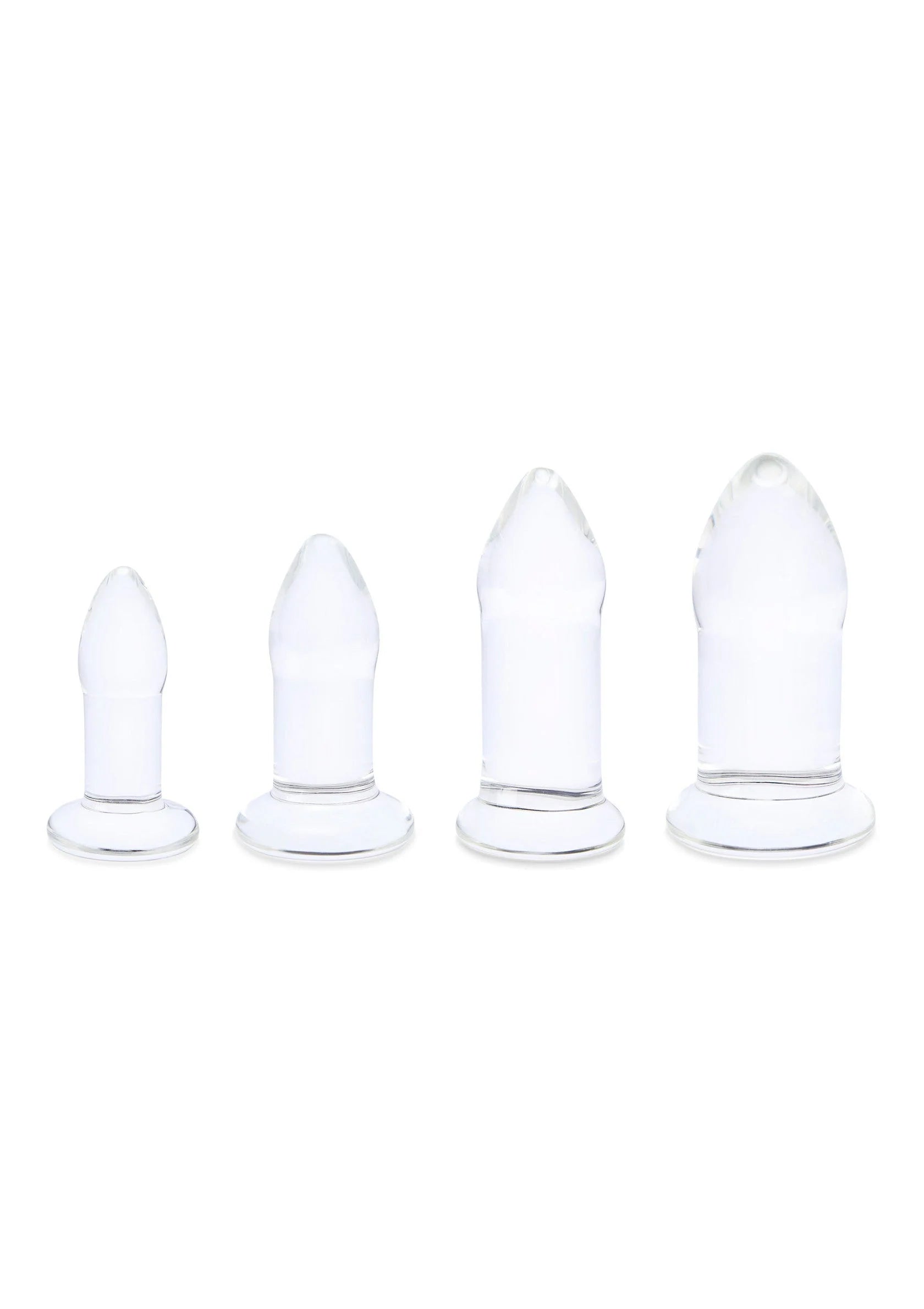 Beste vandaag nog: Anal Dilators Set B - Vibe - bij Happytoys - Default Title - 35450 - CLEAR