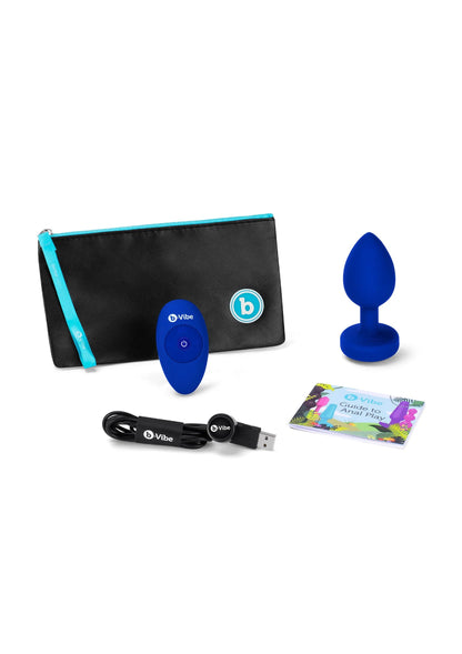 Vibrating Jewel Plug L/XL von B-Vibe