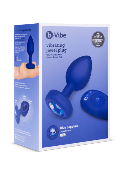Vibrating Jewel Plug L/XL von B-Vibe