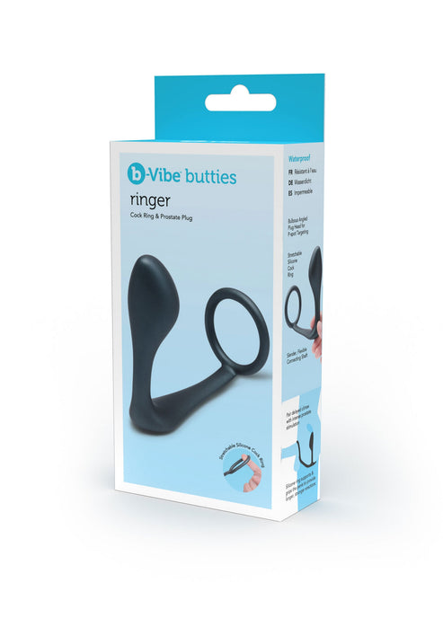 B-Vibe Ringer Cock Ring & Plug by B-Vibe