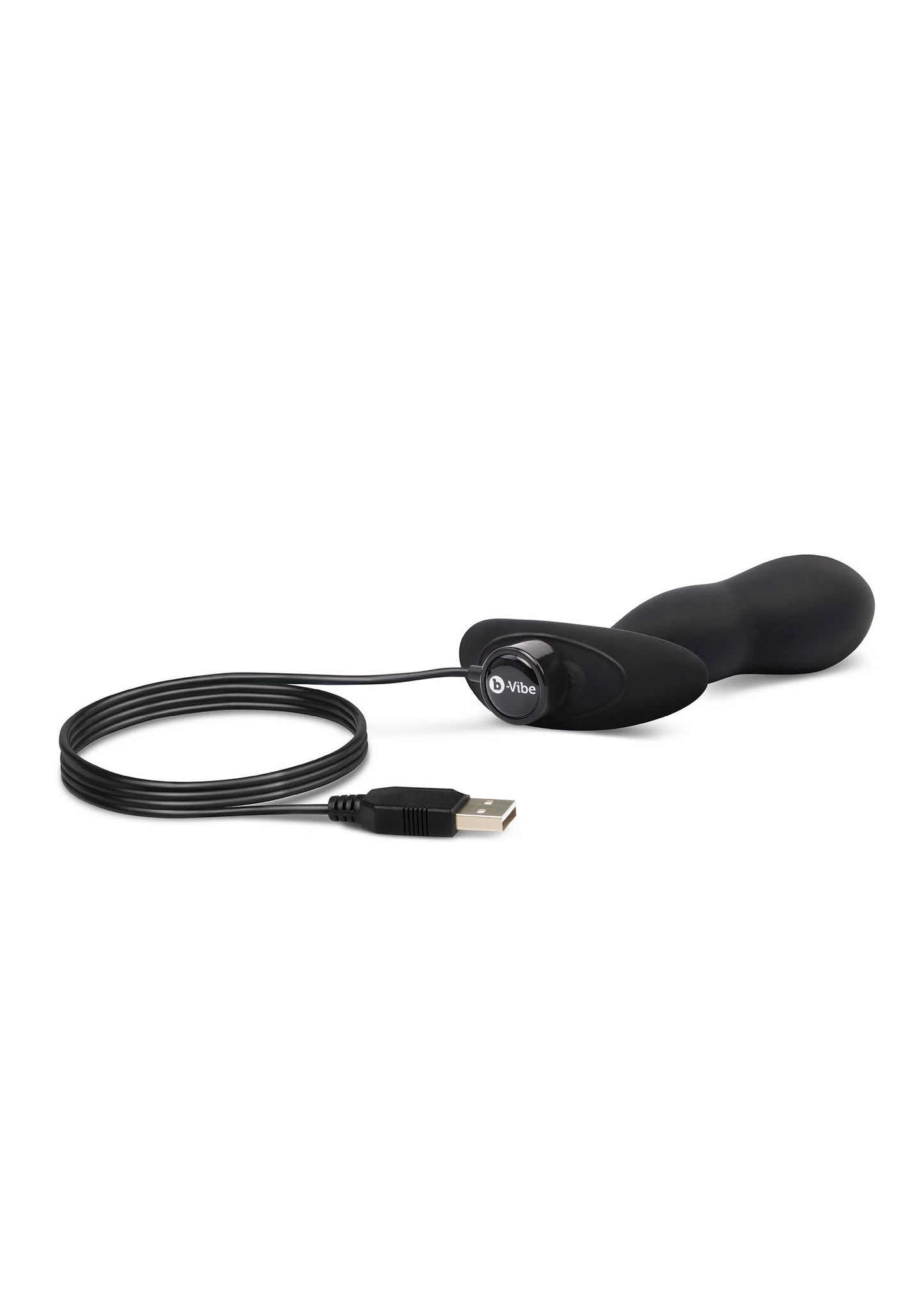 Zwarte P-spot snug plug met USB-kabel en afstandsbediening