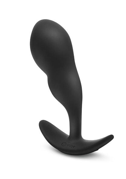 Zwarte P-spot plug met brede basis