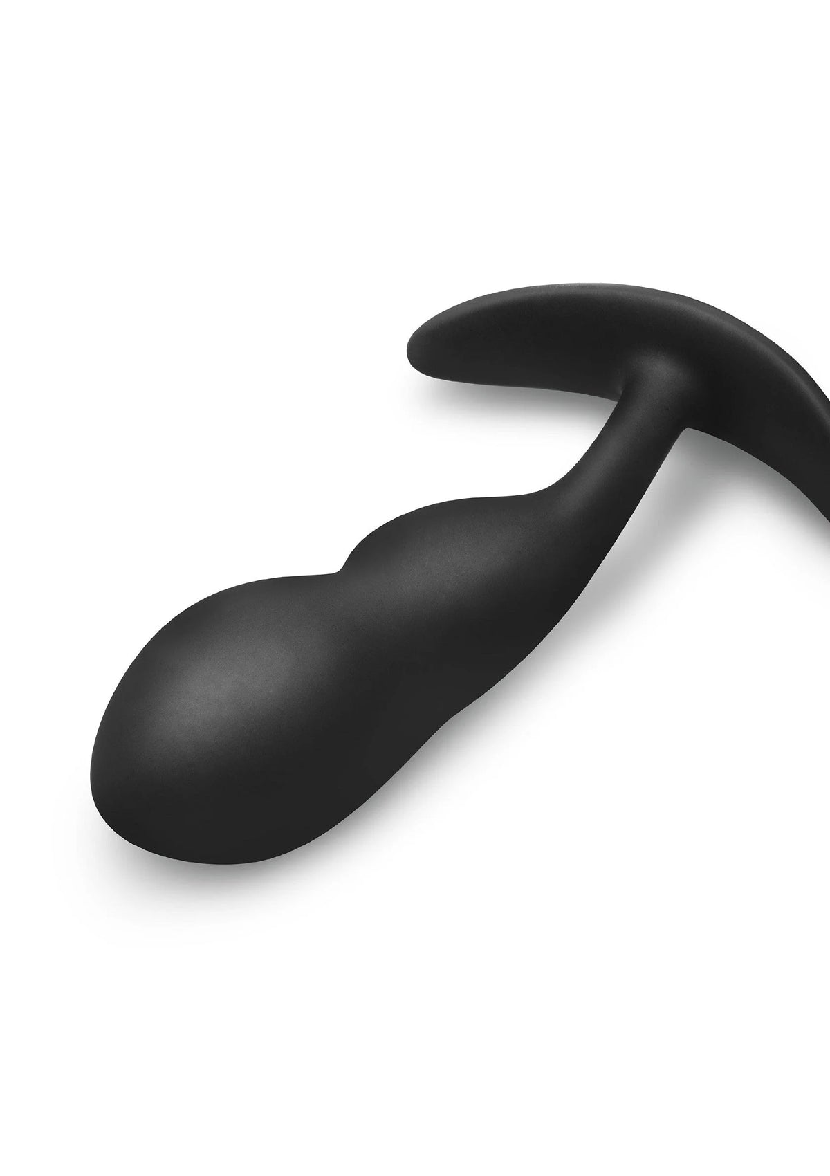 Zwarte P-spot plug, slanke vorm en gebogen punt