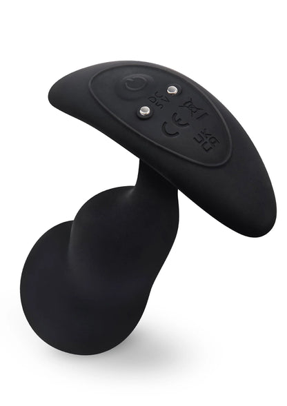 Zwarte P-spot plug met afstandsbediening met knoppen