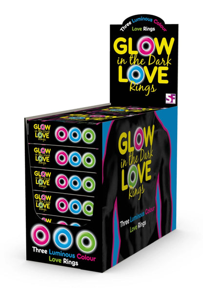 Bestel: Glow In The Dark Love Rings - bij Happytoys: de erotische sex webshop | liever Happy dan Easy ⭐⭐⭐⭐⭐