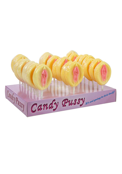 Bestel: Candy Pussy Lollipop 24 pcs - bij Happytoys: de erotische sex webshop | liever Happy dan Easy ⭐⭐⭐⭐⭐ - Default Title - 37043 - PINK