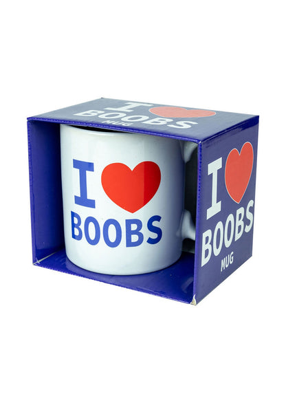 I Love Boobs Mug by Spencer & Fleetwood