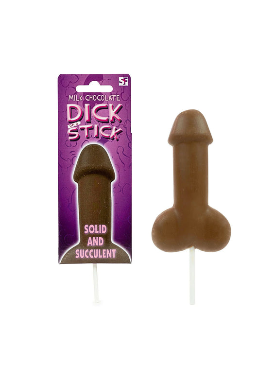 Bestel: Chocolate Dick On A Stick - bij Happytoys: de erotische sex webshop | liever Happy dan Easy ⭐⭐⭐⭐⭐ - Default Title - 37052 - BROWN