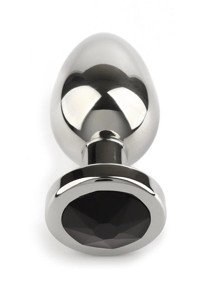 Mr. Steel Jewled Butt Plug Small (Blue)