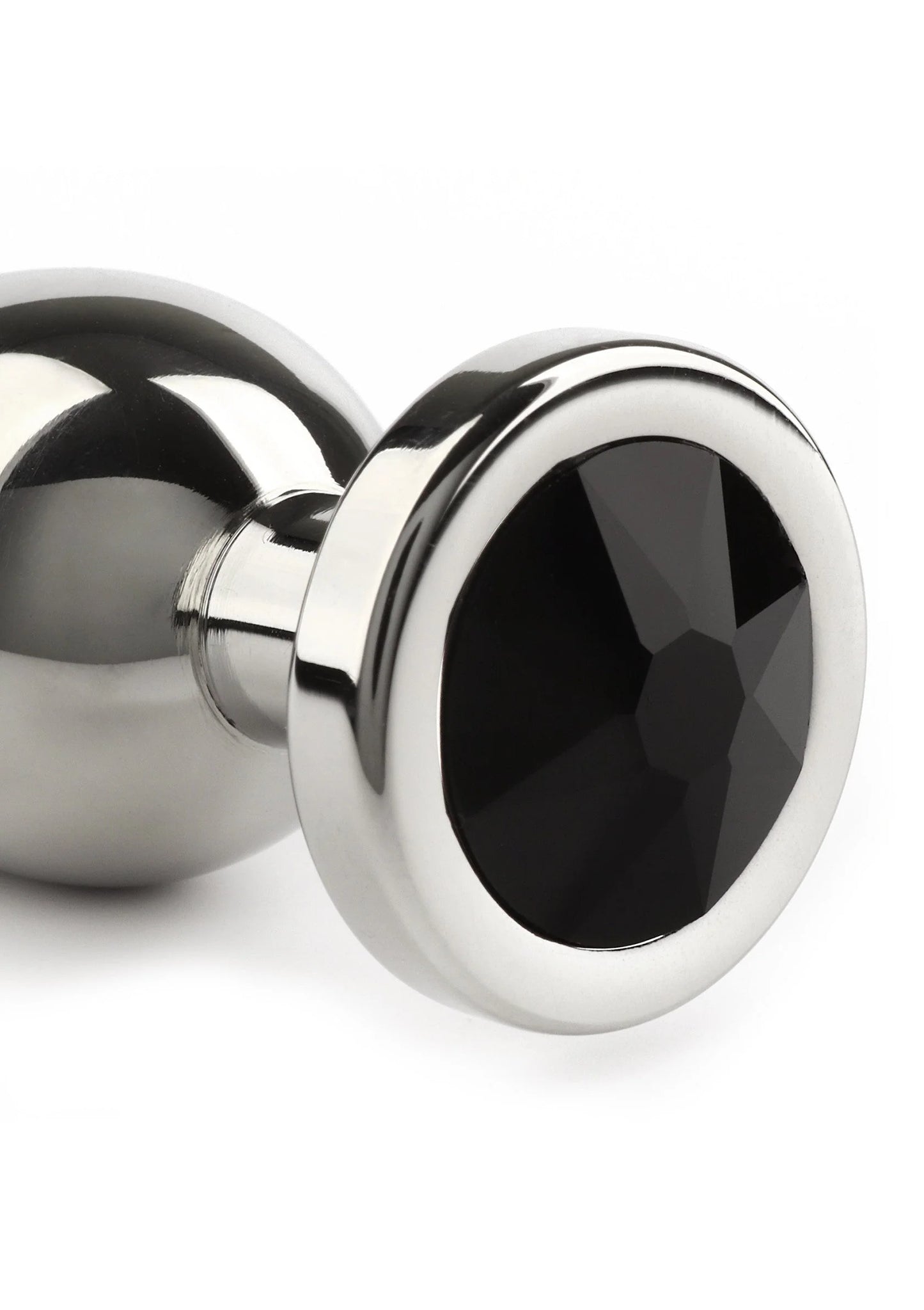 Mr. Steel Jewled Butt Plug Small (Blue)