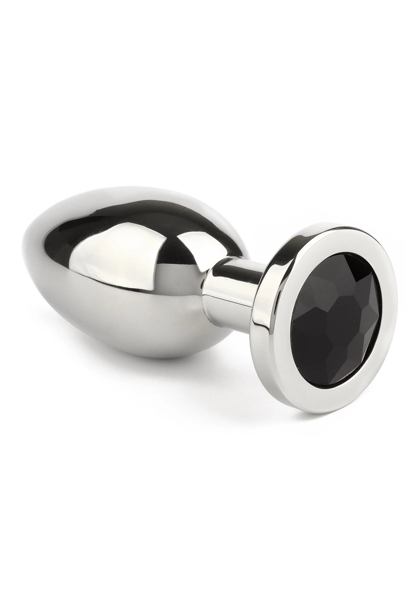 Mr. Steel Jewled Butt Plug Large (Blue)