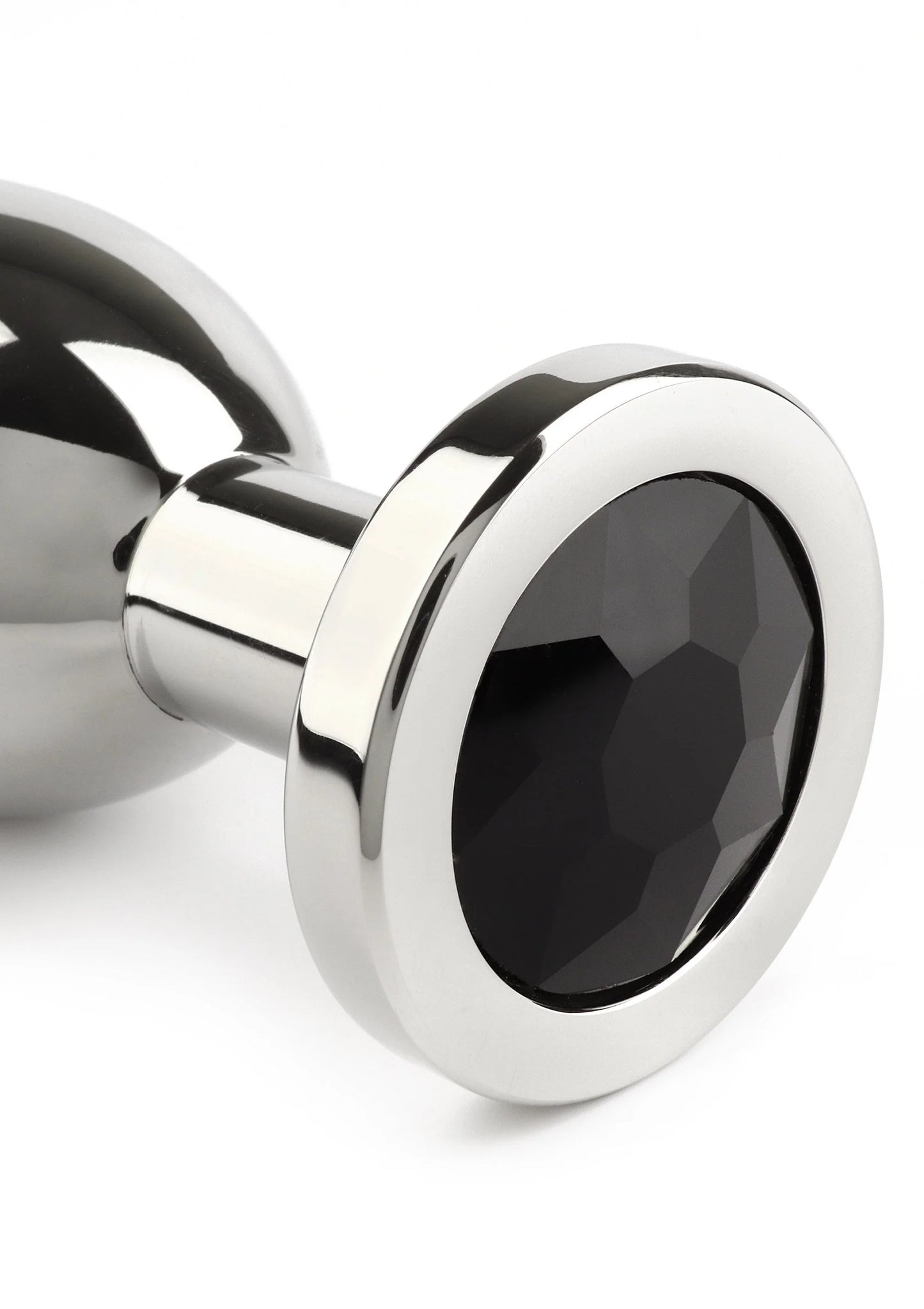 Mr. Steel Jewled Butt Plug Large (Blue)
