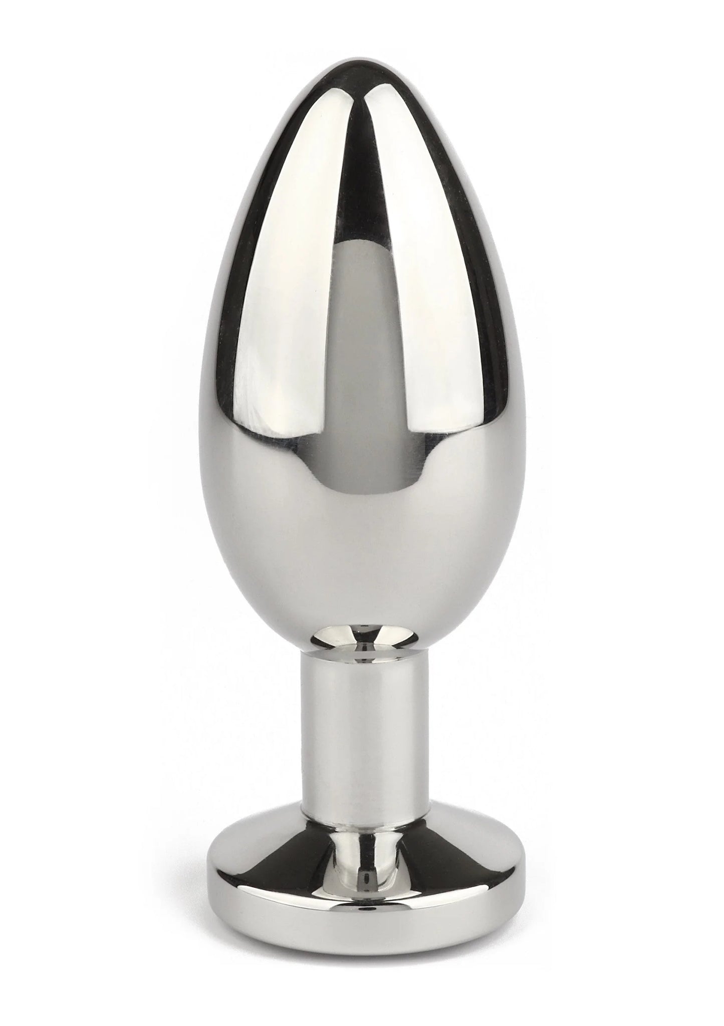 Mr. Steel Jewled Butt Plug Large (Blue)