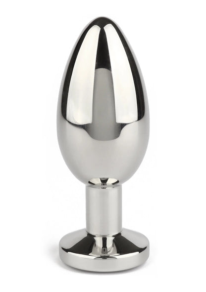 Mr. Steel Jewled Butt Plug Large (Blue)