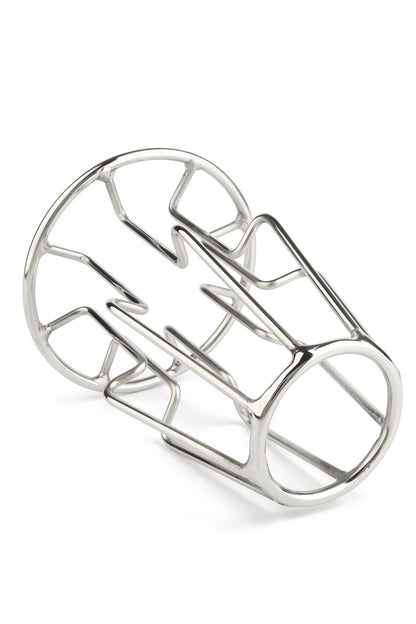 Mr. Steel Trapezoid Anal Plug Large