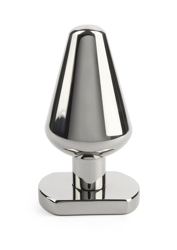 Heavy Steel Butt Plug Medium by Mr. Steel