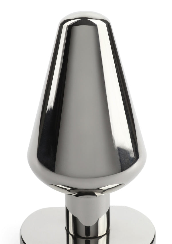 Heavy Steel Butt Plug Medium by Mr. Steel