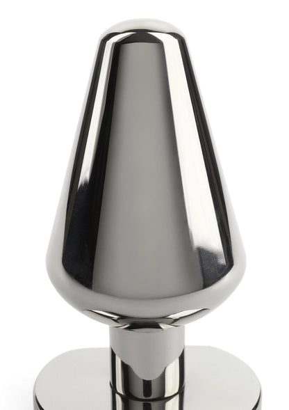 Heavy Steel Butt Plug Medium by Mr. Steel