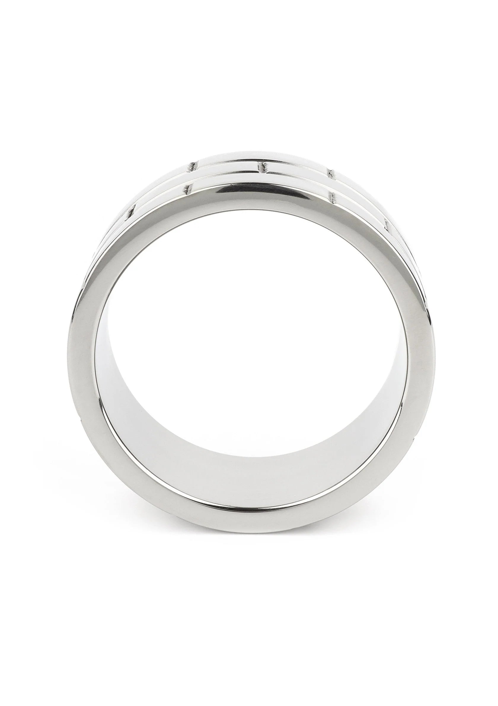 Glanzende chroomkleurige C-ring, ronde vorm, 50 mm