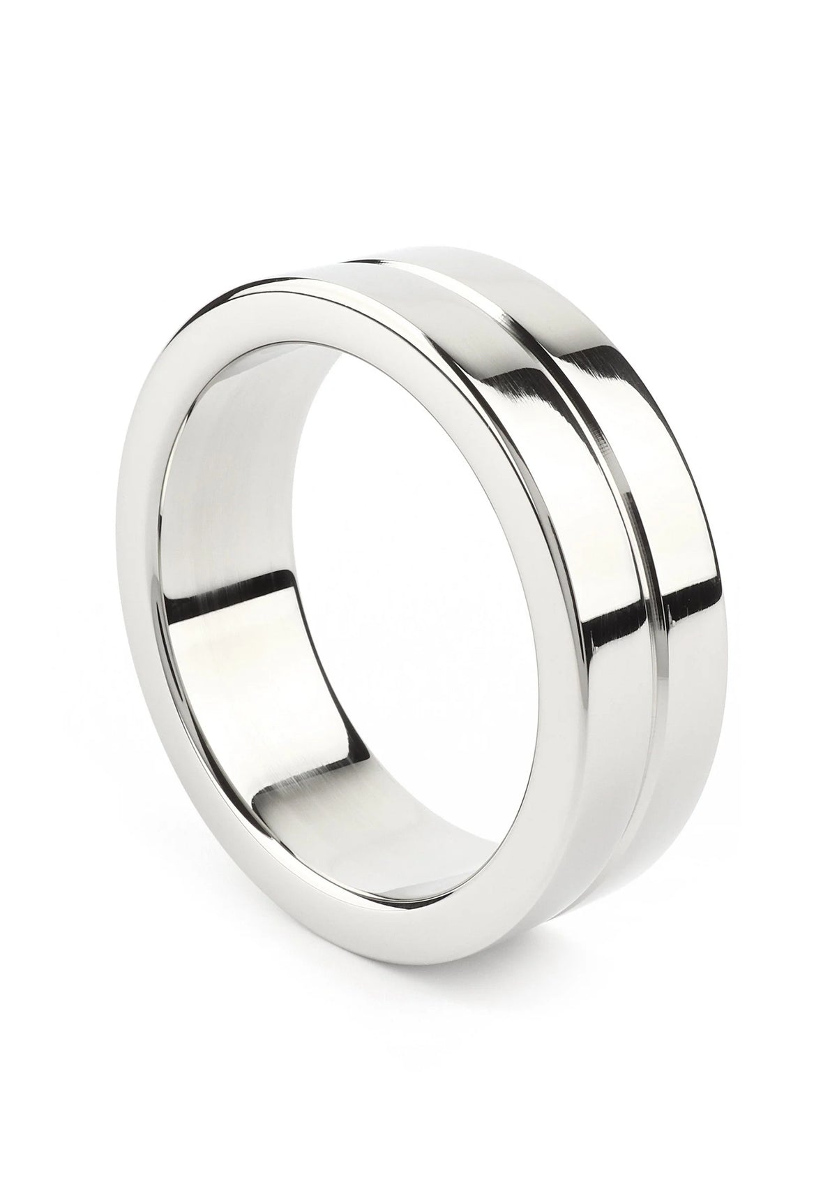Bestel: Single Grooved C - Ring 40mm - bij Happytoys: de erotische sex webshop | liever Happy dan Easy ⭐⭐⭐⭐⭐ - Default Title - 38225 - SILVER