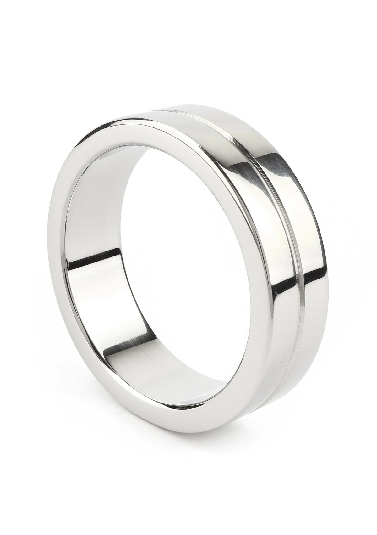 Bestel: Single Grooved C - Ring 45mm - bij Happytoys: de erotische sex webshop | liever Happy dan Easy ⭐⭐⭐⭐⭐ - Default Title - 38226 - SILVER