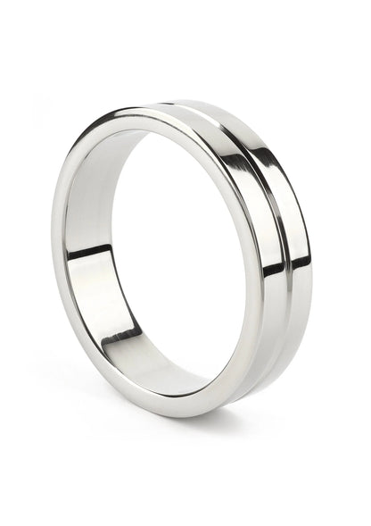 Bestel: Single Grooved C - Ring 55mm - bij Happytoys: de erotische sex webshop | liever Happy dan Easy ⭐⭐⭐⭐⭐ - Default Title - 38228 - SILVER