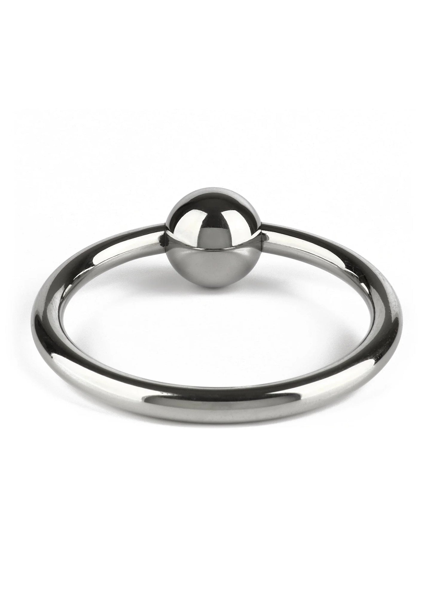 Kogelsluiting C-ring (55 mm) van Mr Steel, glanzende stalen ring met kogelpunt