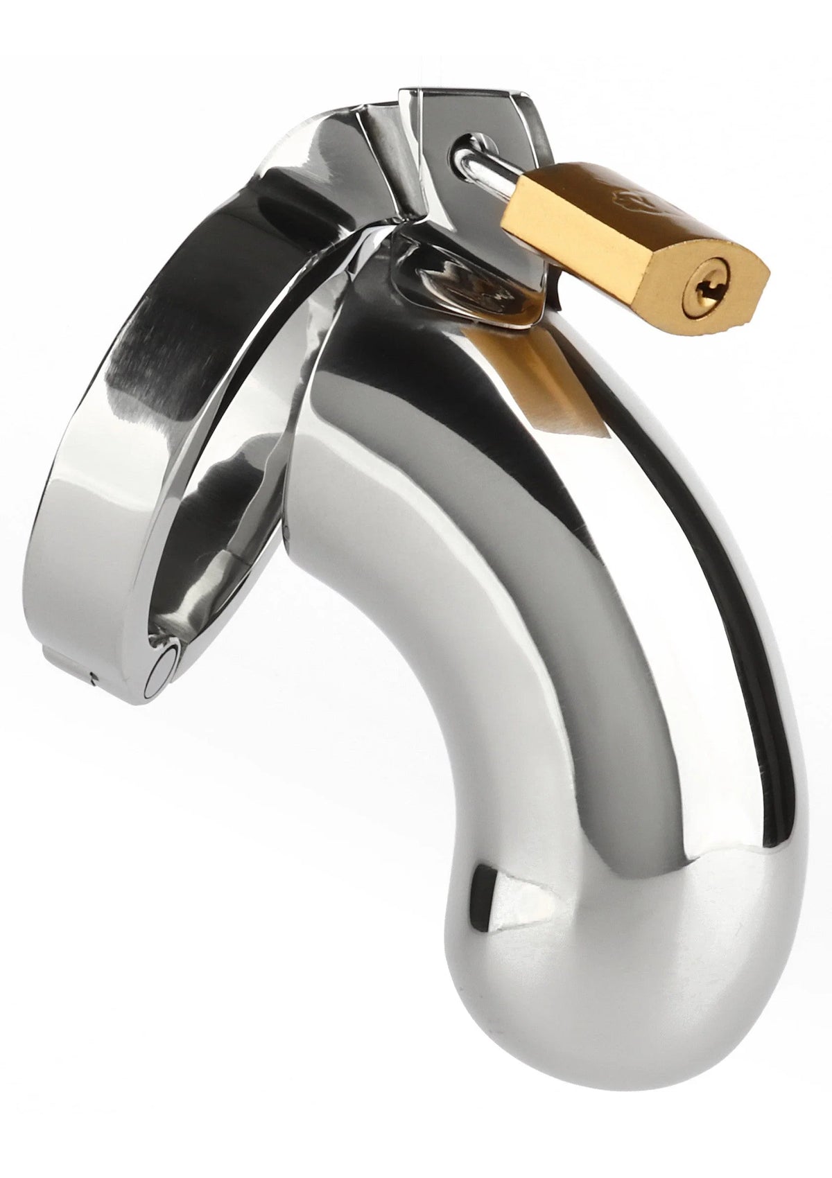 Bestel: The Brig Male Chastity Device by Mr Steel - bij Happytoys: de erotische sex webshop | liever Happy dan Easy ⭐⭐⭐⭐⭐ - Default Title - 38342 - SILVER
