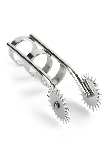 Bestel: Double Finger Pinwheel - bij Happytoys: de erotische sex webshop | liever Happy dan Easy ⭐⭐⭐⭐⭐ - Default Title - 38376 - SILVER
