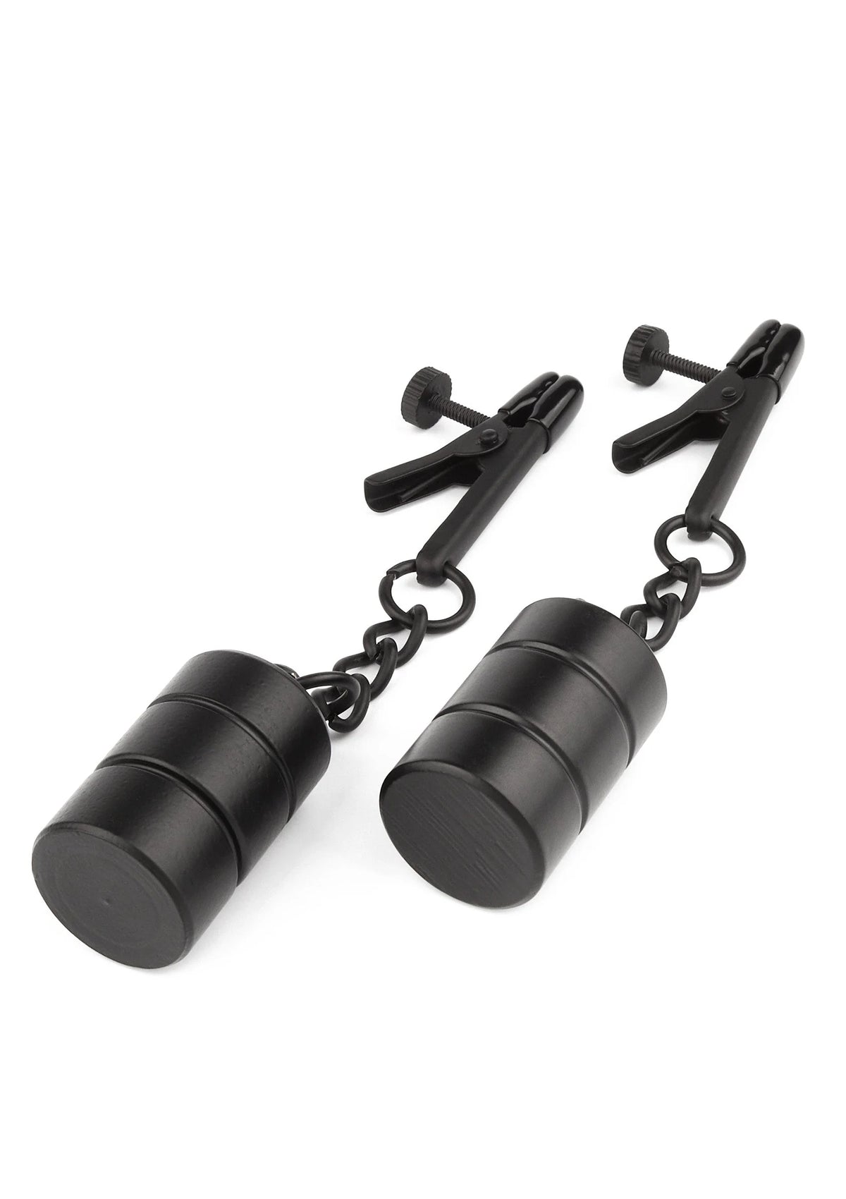 Bestel: Tingling Nipple Clamp Weight - bij Happytoys: de erotische sex webshop | liever Happy dan Easy ⭐⭐⭐⭐⭐ - Default Title - 38418 - BLACK