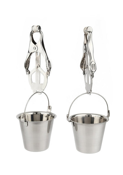 Nipple Clamps with Buckets by Mr. Steel