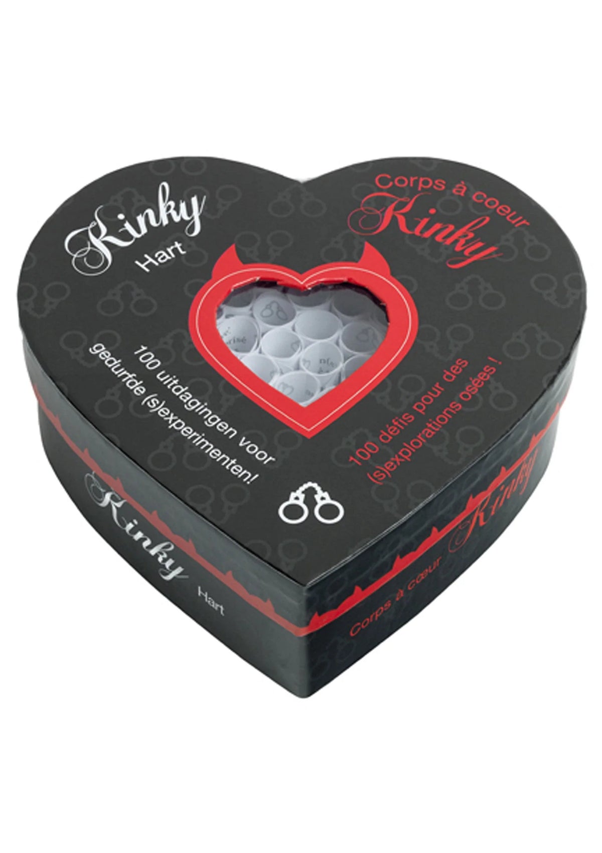 Bestel: Hart/Coeur Kinky NL/FR - bij Happytoys: de erotische sex webshop | liever Happy dan Easy ⭐⭐⭐⭐⭐