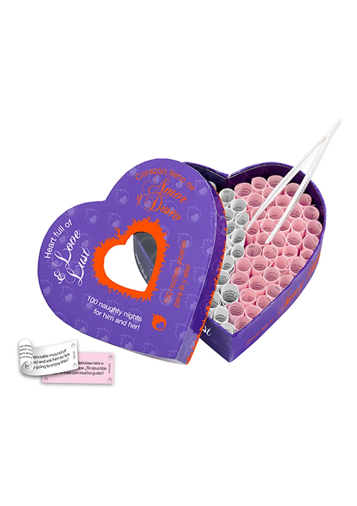 Bestel: Heart/Corazon Love&Lust ENG/ES - bij Happytoys: de erotische sex webshop | liever Happy dan Easy ⭐⭐⭐⭐⭐ - Default Title - 38531 - ASSORT