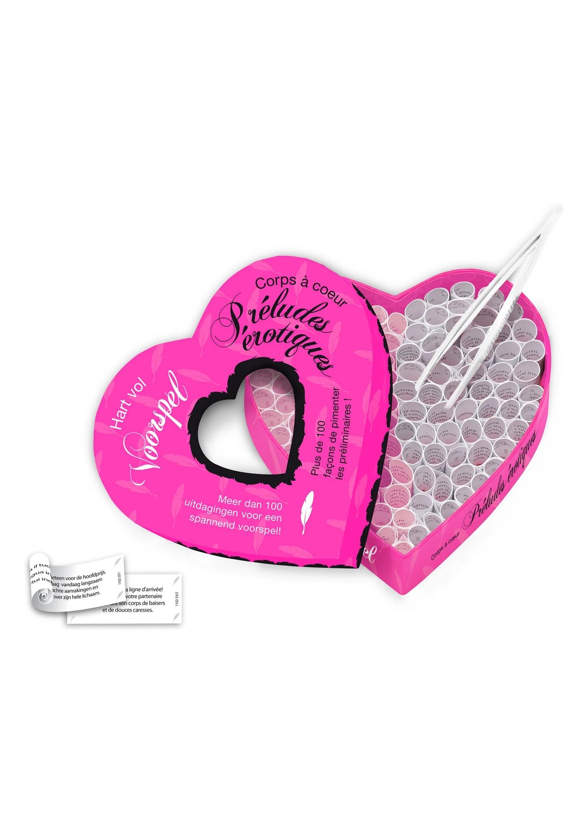 Bestel: Hart/Coeur Foreplay NL/FR - bij Happytoys: de erotische sex webshop | liever Happy dan Easy ⭐⭐⭐⭐⭐ - Default Title - 38532 - ASSORT