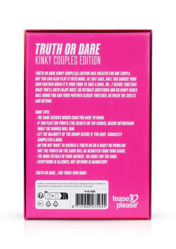 Truth or Dare Kinky Couples Edition by Tease & Please