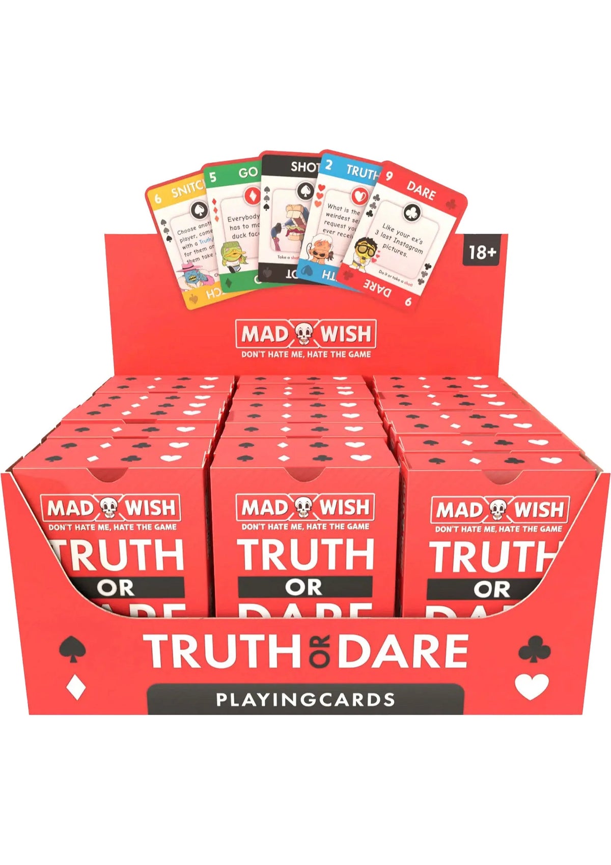Bestel: MadWish Playing Cards 24 pcs ENG/DE - bij Happytoys: de erotische sex webshop | liever Happy dan Easy ⭐⭐⭐⭐⭐ - Default Title - 38600 - ENGLISH