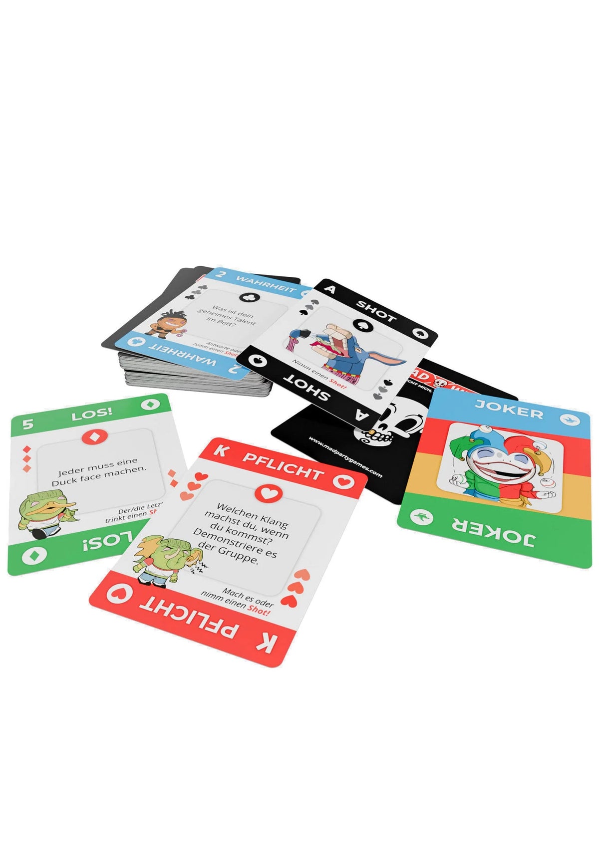 Bestel: MadWish Playing Cards 24 pcs ENG/DE - bij Happytoys: de erotische sex webshop | liever Happy dan Easy ⭐⭐⭐⭐⭐
